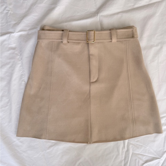 ZARA Suede Mini Skirt - Picture 6 of 12
